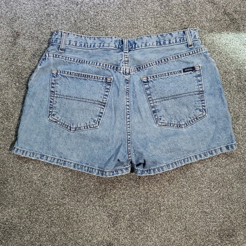 Guess Light Blue Denim Shorts - Picture 2 of 6